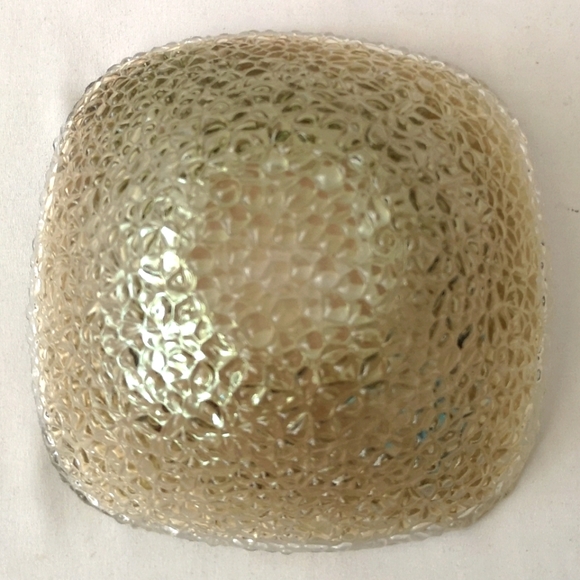 Gorgeous Set of 4 Side Plates & 4 Bowls, Hand-made & Hand-pebbled in Turkey - Picture 7 of 9